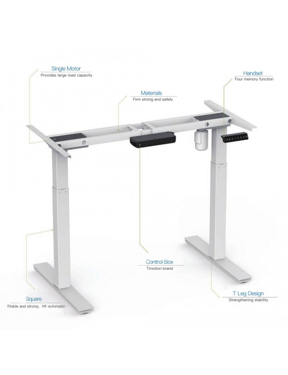 Mojo Electric Single Motor Dual Stand Frame-71cm to 117cm